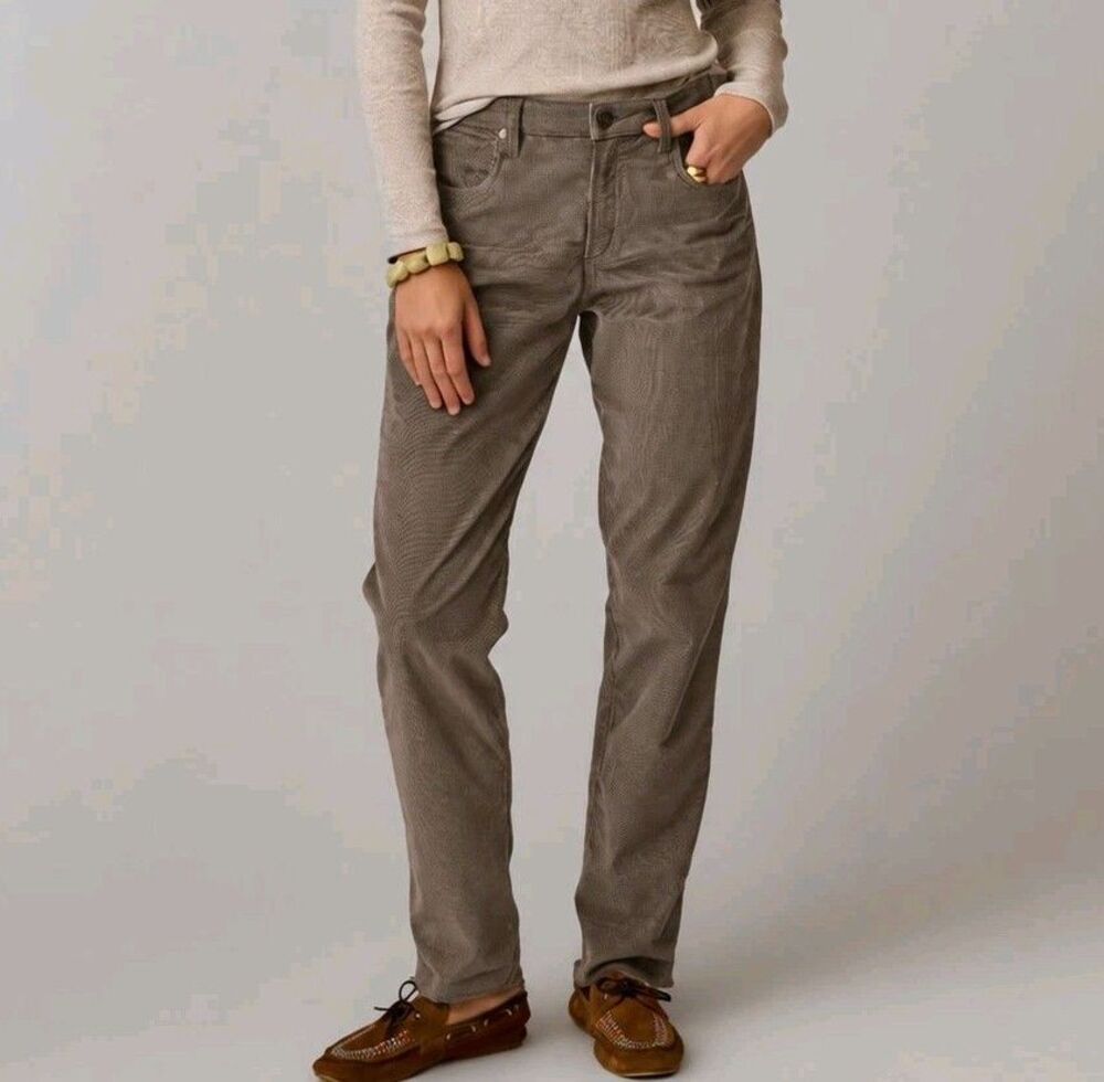 CARVE DESIGNS Carson Cord Corduroy Pants Brown - 12